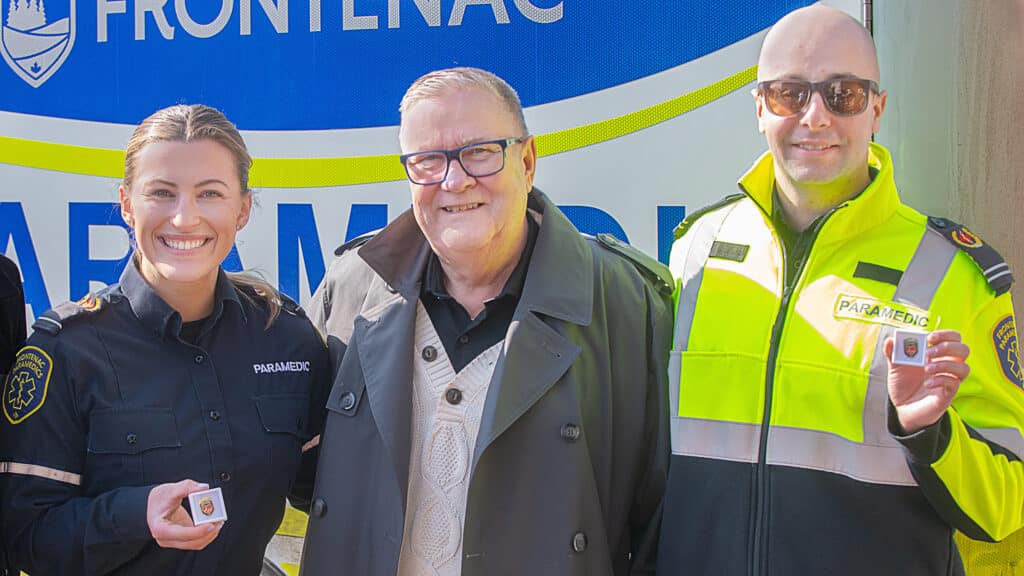 Paramedic Jess, Tim Keeling, and Paramedic Trevor. 