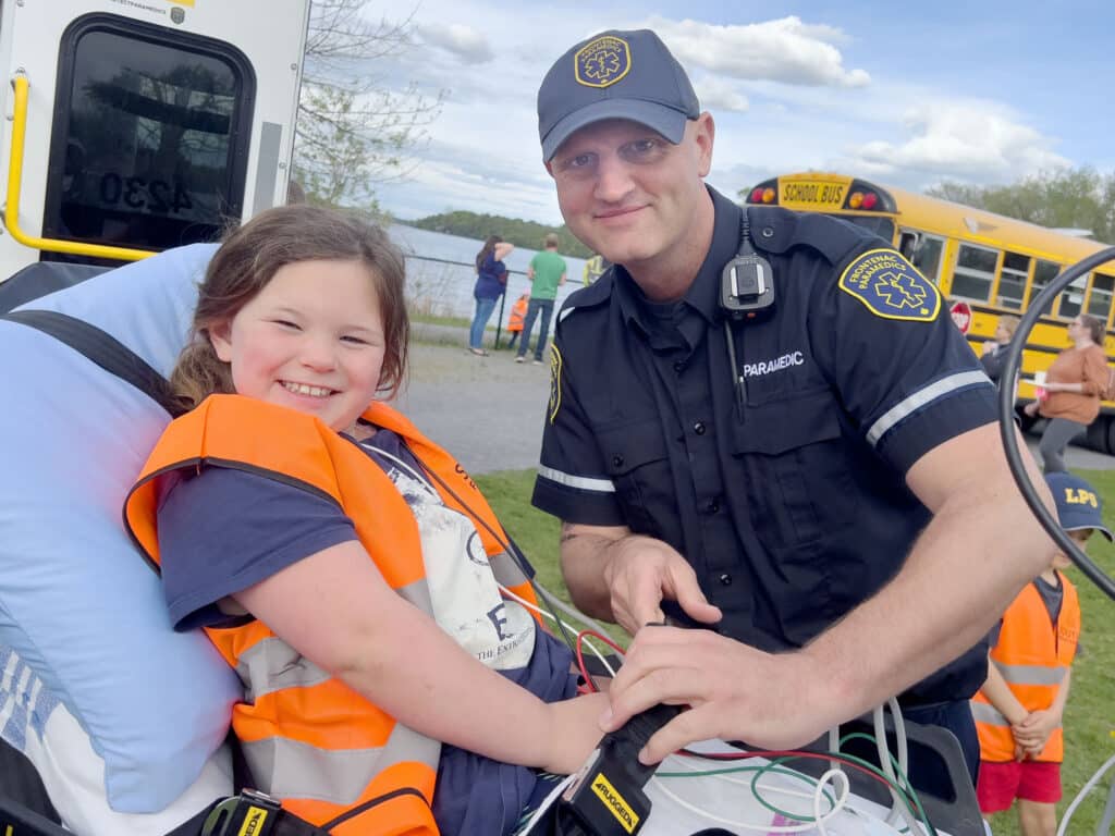 Frontenac Paramedics at Touch the Truck 2025.